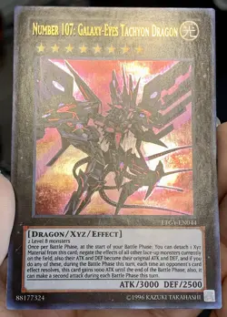 YGO 2013 Number 107: Galaxy Eyes Tachyon Dragon LTGY-EN044 Ultra Rare NM w/Track - Image 4