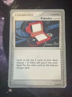 Pokedex - 114/127 - Pokemon Card 2009 World Championship Promo Non Holo MP - Image 1