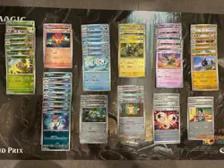 White Flare Poke Ball Reverse Holo Lot of 53 Cards English - NO DUPES - NM/M 🔥 - Image 1