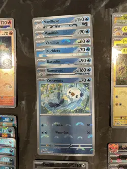 White Flare Poke Ball Reverse Holo Lot of 53 Cards English - NO DUPES - NM/M 🔥 - Image 4