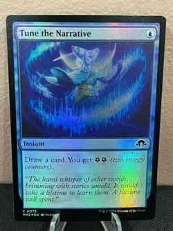 MTG Tune the Narrative FOIL - Modern Horizons 3 Magic Gathering Card #75 - Image 1