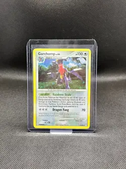 Garchomp 9/123 Mysterious Treasures 2007 Reverse Holo Rare Pokemon Card HP - Image 1