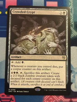 Crowded Crypt Magic: The Gathering Card Artifact DRC-EN 0068 - Image 1