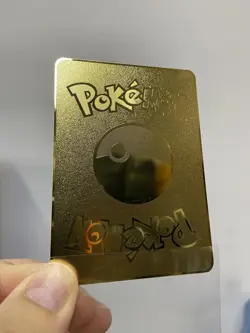 Thicc Charizard HP120 Metal POKEMON Collectible Game Card Gift Display！ - Image 5