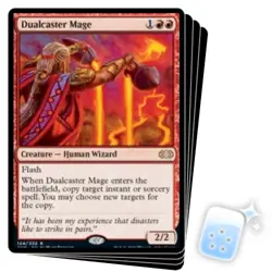 DUALCASTER MAGE X4 Double Masters Magic MTG MINT CARD - Image 1