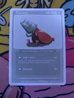 Pokepu - Fahrose (Fearow) - Derpy Pokemon Parody / Fan Art Card - Image 1