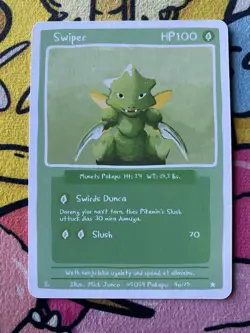Pokepu - Swiper (Scyther) - Derpy Pokemon Parody / Fan Art Card - Image 1
