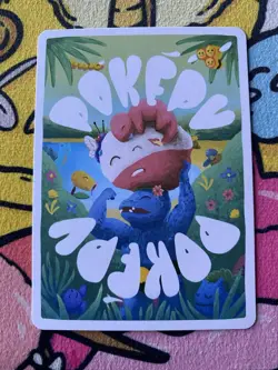 Pokepu - Mahggii (Magmar) - Derpy Pokemon Parody / Fan Art Card - Image 2