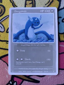 Pokepu - Dregunair (Dragonair) - Derpy Pokemon Parody / Fan Art Card - Image 1