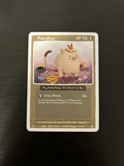 Pokepu Season 1 1st ed Mangkey (Mankey) Pokemon Fan Art cards - Image 1