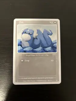 Pokepu - Ziti (Dratini) - Derpy Pokemon Parody / Fan Art Card - Image 1