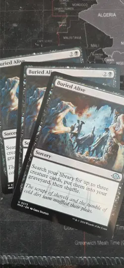 MtG Buried Alive x3 - Image 1