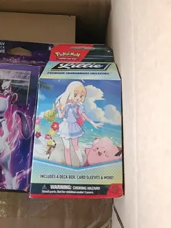 Pokemon TCG: Lillie Premium Tournament Collection New Sealed - Image 1