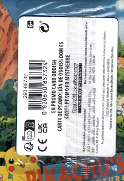 Pokemon TCG Oddish SVP 102 Path To The Peak Black Star Promo NM/M Sealed - Image 2