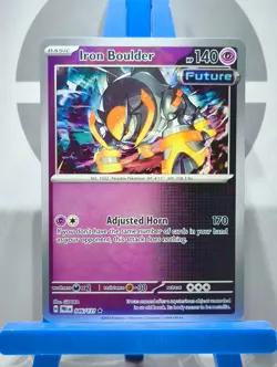 Iron Boulder 046/131 Pokeball Reverse Holo S&V:Prismatic Evolutions Pokemon TCG - Image 3