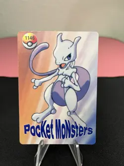 Paras #1172 & Mewtwo #1146 Pocket Monsters Vending Machine Pokemon Prism Sticker - Image 2