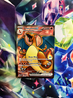 Pokemon TCG Charizard ex 183/165 Sv: Scarlet & Violet 151 Holo Near Mint - Image 1