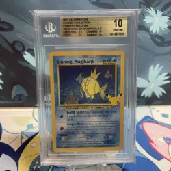 Pokemon Shining Magikarp | 66/64 | Celebrations 25th Year Anniversary | BGS 10 - Image 1