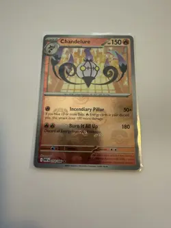 Chandelure Master Ball Pattern Pokemon TCG White Flare 018/086 NM - Image 1