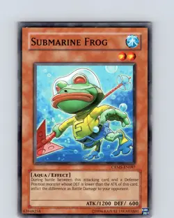 Yu-Gi-Oh TCG Submarine Frog CRMS-EN087 Unlimited Common Card LP-NM - Image 1