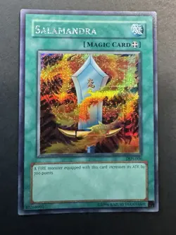 Salamandra DDS-006 Yu-Gi-Oh TCG Promo Prismatic Secret Rare LP - Image 1