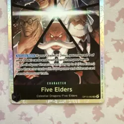 Five Elders OP13-082 SR Carrying on His Will - ONE PIECE Card Game English - Image 2