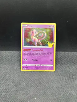 Mew Holo 11/25 Celebrations Pokemon TCG Single Card ENGLISH NM (A) - Image 1