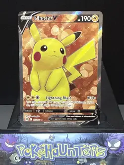 Pokemon Card Pikachu V 157/172 Full Art Brilliant Stars Rare Near Mint - Image 1