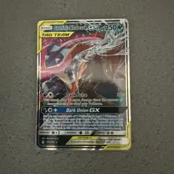 Pokemon TCG Greninja & Zoroark GX Holo Ultra Rare Card 107/214 Unbroken Bonds - Image 1