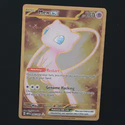 Mew ex Metal Card SV: 151 Pokemon Double Rare Holofoil 205/165 NM - Image 1