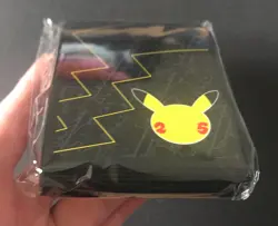 Celebrations Sleeves X 65 Holds Pokemon Cards Pikachu Logo ETB Box NEW - Image 4