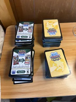 Pokemon Mega Evolution TCG Code Card LOT of Around 600 *Read Description* - Image 1