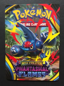 Mega Heracross Trainer Tips Phantasmal Flames Pokemon Card Prerelease Battle Box - Image 1
