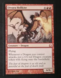 MTG Utvara Hellkite Return to Ravnica Mythic Card 110/274 Regular - Image 1