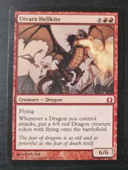 MTG Utvara Hellkite Return to Ravnica Mythic Card 110/274 Regular - Image 4