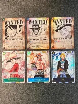 OP13 ONE PIECE Card Game EVENT PARALLEL ART 3 Set SP WANTED Japanese - Image 1