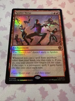 Spider-Verse M 0093 MTG Marvel's Spider-Man Magic The Gathering FOIL SPM - Image 3