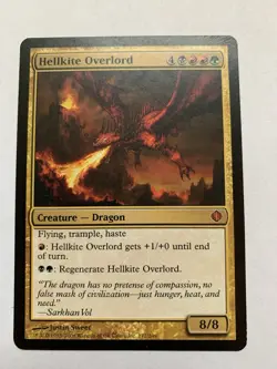 HELLKITE OVERLORD Shards of Alara MTG Gold Creature - Dragon MYTHIC RARE - Image 1