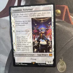 MTG Magic - Summon: Bahamut - Final Fantasy MYTHIC FFX 0001 - Near Mint NM - Image 3