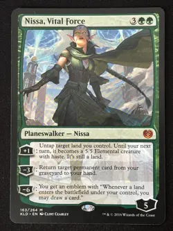 1x MTG Nissa, Vital Force - Kaladesh (KLD) #163 - Magic the Gathering - Image 1