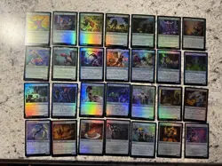 MTG Spider-Man 2025 COMPLETE FOIL COMMON UNCOMMON set & Lands & All Tokens - Image 2