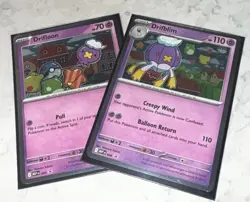 Drifloon 005 and Drifblim 006 MEGA EVOLUTION BLACK STAR PROMO Pokemon TCG M NM - Image 2