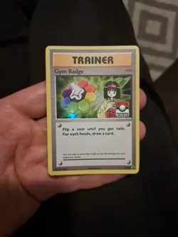 Erika Gym Badge Trainer Card Pokemon XY206 League Promo - Image 1