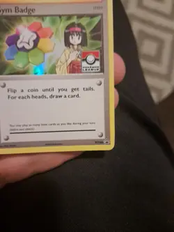 Erika Gym Badge Trainer Card Pokemon XY206 League Promo - Image 3