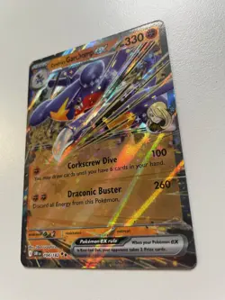 Pokemon TCG: 2025 Destined Rivals Ultra Rare Cynthia's Garchomp EX (104/182) - Image 3