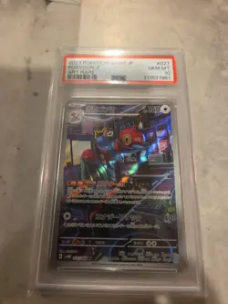 Pokemon Porygon-Z #77 Sv4M: Art Rare Holo (Japanese) Gem Mint 10 PSA Graded - Image 1