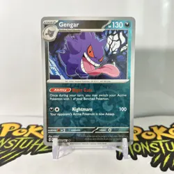 Gengar 057/091 - Reverse Holo Paldean Fates Pokemon TCG - NM - Image 1
