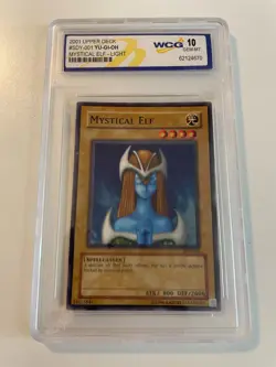 Yugioh SDY-030 Monster Reborn SDY-001 Mystical Elf Unlimited Graded Gem Mint 10 - Image 2