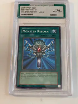 Yugioh SDY-030 Monster Reborn SDY-001 Mystical Elf Unlimited Graded Gem Mint 10 - Image 3