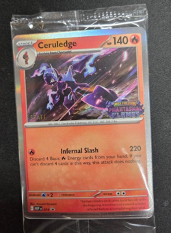 Pokemon Phantasmal Flames Prerelease Staff Promo Cards Sealed Set of 4 Sealed - Image 2